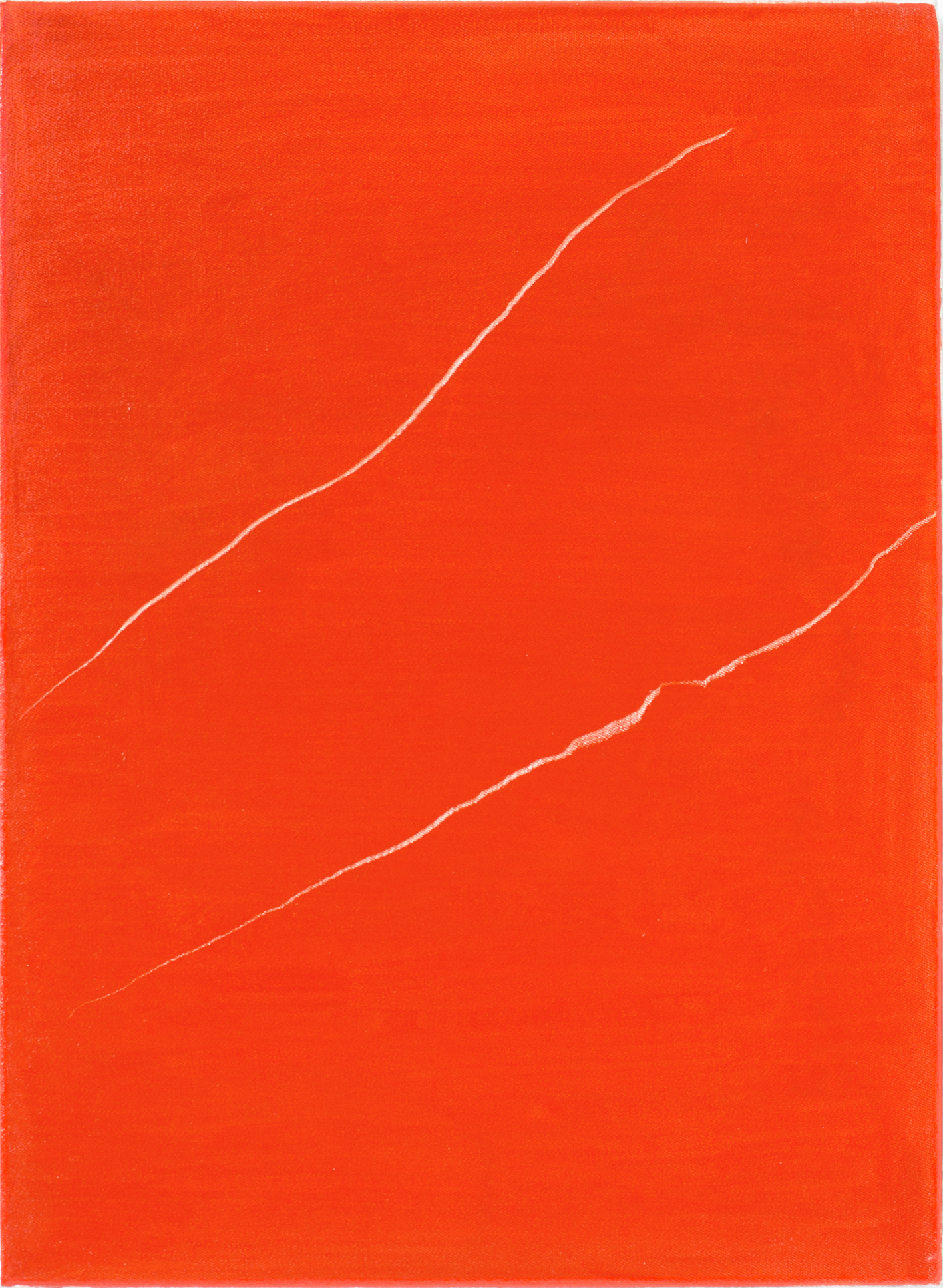 "Bare Claws (II Rot)", 2025, Oil on Canvas, 41 x 30 cm