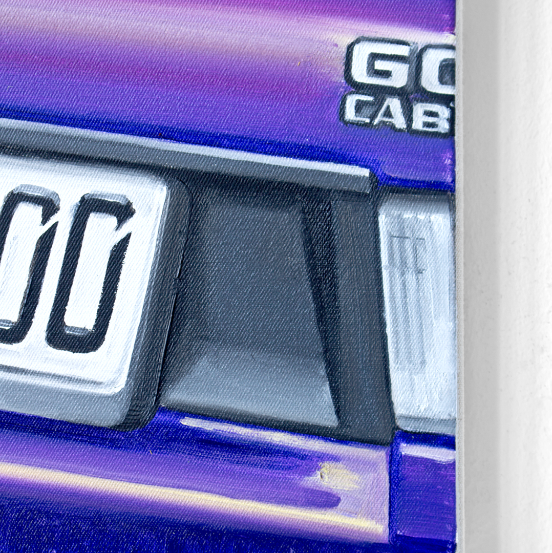 "Fomo 3000", 2024, Oil on Canvas, Detail