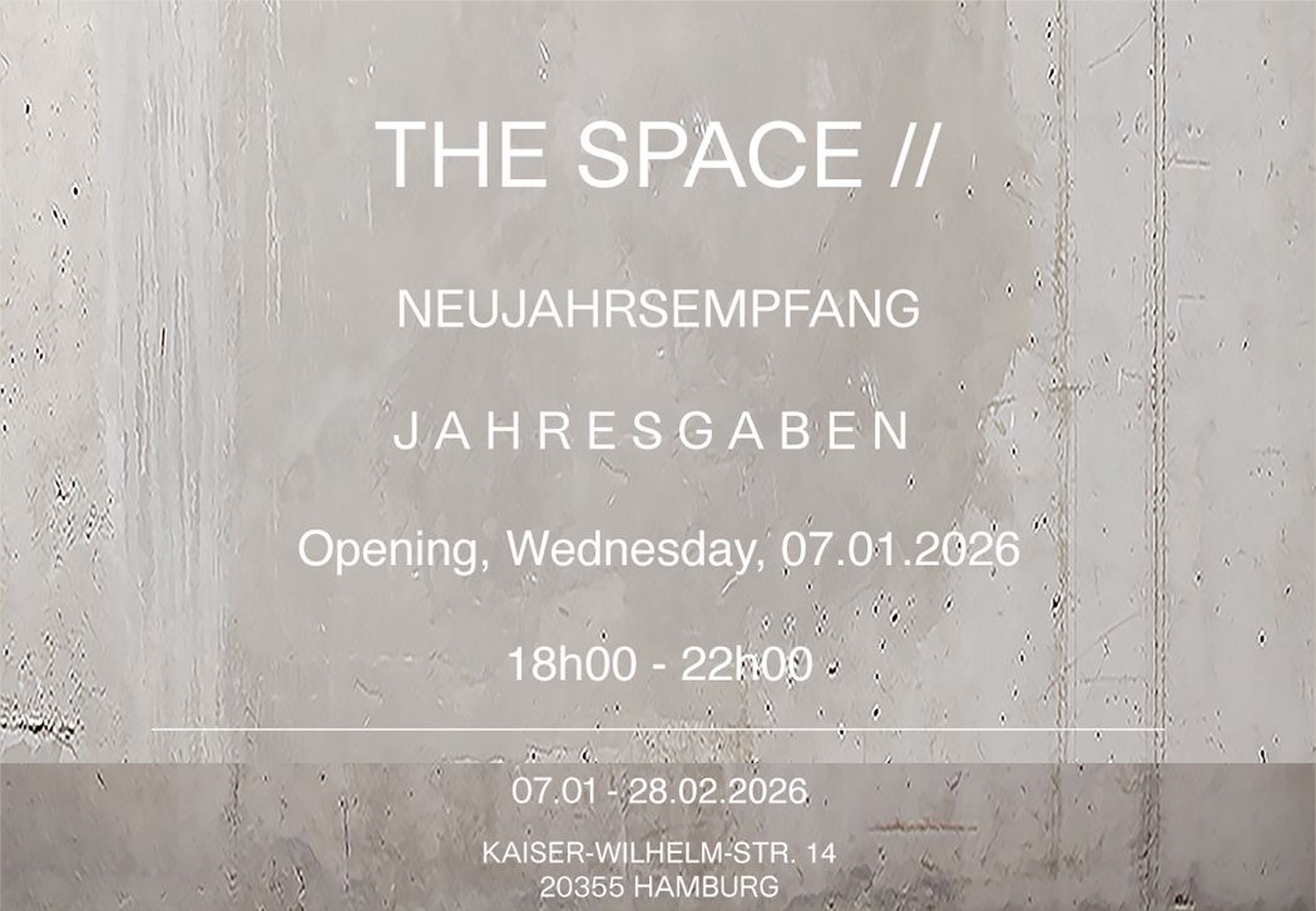 TheSpace_JG_2026 Einladung zum Weihnachtsmarkt der bildenden Künst in Dresden, 11.–14.12.2025